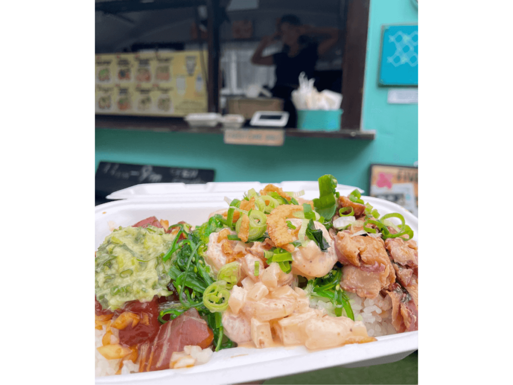ハワイでANAマイルが貯まるお店 Five Star Poke ファイブスターポケ