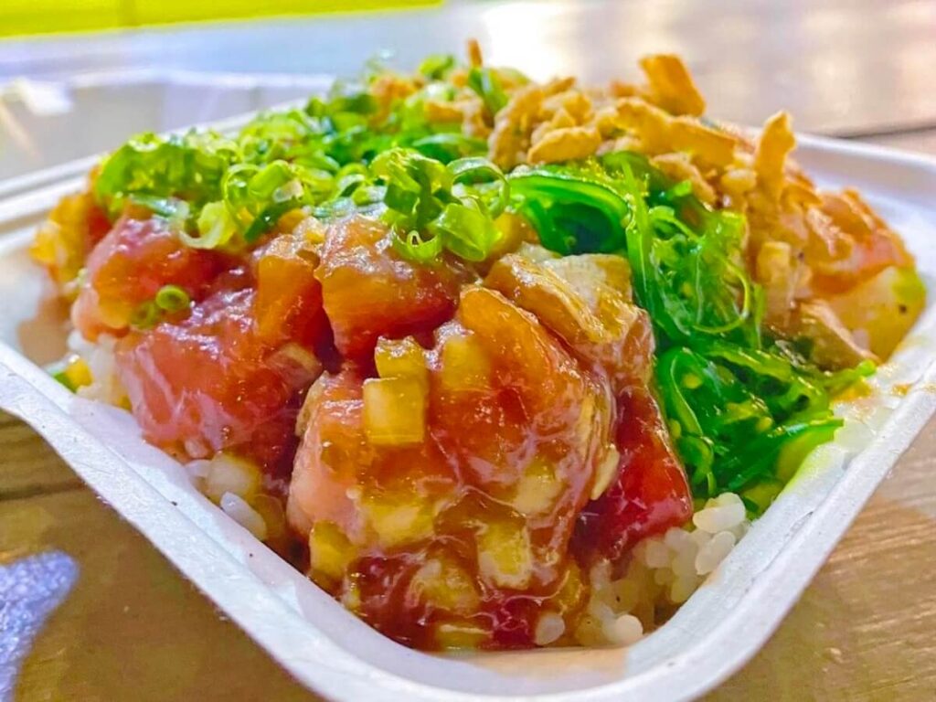 ハワイでANAマイルが貯まるお店 Five Star Poke ファイブスターポケ