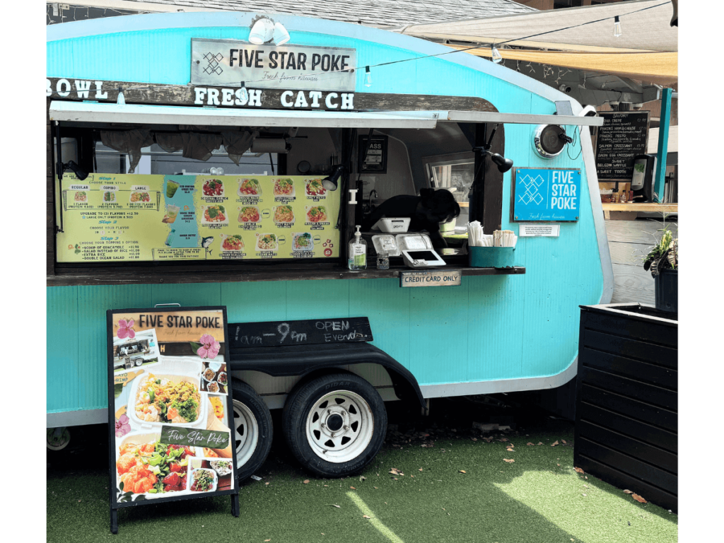 ハワイでANAマイルが貯まるお店 Five Star Poke ファイブスターポケ